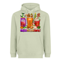 Matcha hallothanksmas coffee cups Heavyweight Hoodie - texasbilliewilder