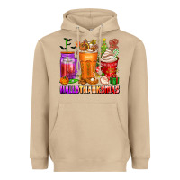 Mushroom hallothanksmas coffee cups Heavyweight Hoodie - texasbilliewilder