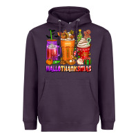 Plum hallothanksmas coffee cups Heavyweight Hoodie - texasbilliewilder