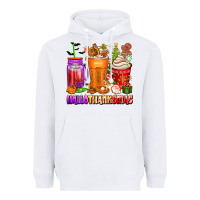 White hallothanksmas coffee cups Heavyweight Hoodie - texasbilliewilder