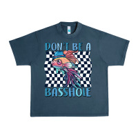 Midnight Navy dont be a basshole Urban Heavy Tee - MaliasSmallBusiness