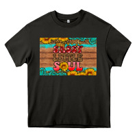 Asphalt sassy little soul  skinny metal can holder Heavy Core Tee - HRA Design Shop