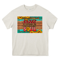 Cream sassy little soul  skinny metal can holder Heavy Core Tee - HRA Design Shop