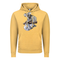 Vintage Mustard Koala Vintage Hoodie - LillyAllenDesigns
