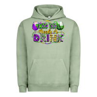 Pigment Oil Green This girl needs a drink Urban Hoodie - FaDigitalArtStudio