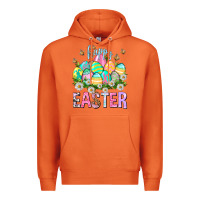 Carrot Happy Easter with eggs Easter Day Premium Hoodie - HowdyJamesFarm