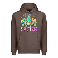 Coffee Happy Easter with eggs Easter Day Premium Hoodie - HowdyJamesFarm