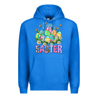 True Royal Happy Easter with eggs Easter Day Premium Hoodie - HowdyJamesFarm