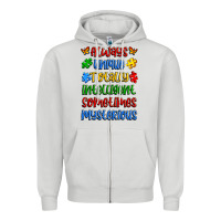 Dove Grey always unique totally intelligent sometimes myster Zipper Hoodie - Artiststas