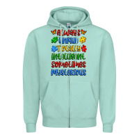 Seafoam always unique totally intelligent sometimes myster Zipper Hoodie - Artiststas