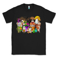 Black Halloween Western Boo Coffee Cups Classic Tee - CowhideDigitalArt