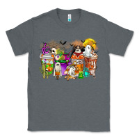 Charcoal Heather Halloween Western Boo Coffee Cups Classic Tee - CowhideDigitalArt