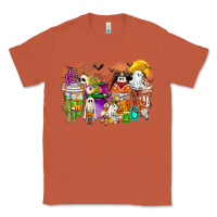 Copper Halloween Western Boo Coffee Cups Classic Tee - CowhideDigitalArt