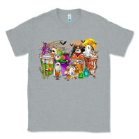 Heather Grey Halloween Western Boo Coffee Cups Classic Tee - CowhideDigitalArt