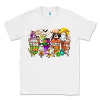 White Halloween Western Boo Coffee Cups Classic Tee - CowhideDigitalArt