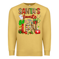 Antique Gold santa's favorite lpn Premium Sweatshirt - texasbilliewilder
