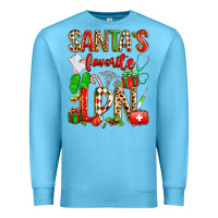 Ocean Blue santa's favorite lpn Premium Sweatshirt - texasbilliewilder