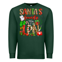 Sports Green santa's favorite lpn Premium Sweatshirt - texasbilliewilder