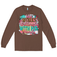 Chestnut she works willingly with her hands Long Sleeve Tee - NancyCooperArtShop