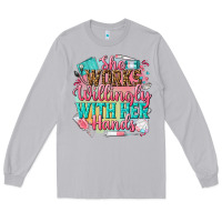 Moon Dust she works willingly with her hands Long Sleeve Tee - NancyCooperArtShop