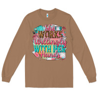 Toasted Coconut she works willingly with her hands Long Sleeve Tee - NancyCooperArtShop