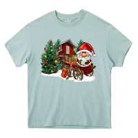 Christmas Gnomes Barnyard Heavy Core Tee | Teevron
