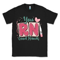 Black you rn good hands registered nurse Classic Tee - MaliasSmallBusiness