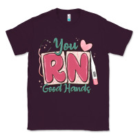 Plum you rn good hands registered nurse Classic Tee - MaliasSmallBusiness