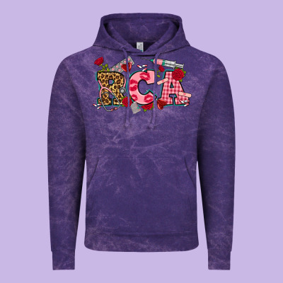 Valentines Day Rca Vintage Hoodie Designed By Nancycooperartshop