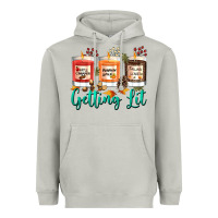 Moon Dust Candles with Fall Getting Lit Heavyweight Hoodie - texasbilliewilder