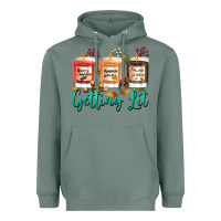 Sage Candles with Fall Getting Lit Heavyweight Hoodie - texasbilliewilder