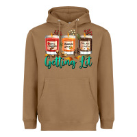 Toasted Coconut Candles with Fall Getting Lit Heavyweight Hoodie - texasbilliewilder