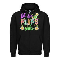 Black oh for peeps sake Zipper Hoodie - Artiststas