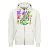 Oatmeal Heather oh for peeps sake Zipper Hoodie - Artiststas