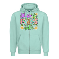 Seafoam oh for peeps sake Zipper Hoodie - Artiststas