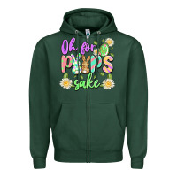 Sports Green oh for peeps sake Zipper Hoodie - Artiststas