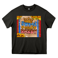 Asphalt usa flag sweet and sassy Heavy Core Tee - HRA Design Shop