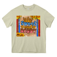 Mossy usa flag sweet and sassy Heavy Core Tee - HRA Design Shop