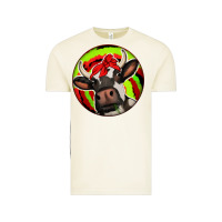 Vintage Arctic Christmas Cow Vintage Tee - Jasminsmagicworld