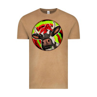 Vintage Camel Christmas Cow Vintage Tee - Jasminsmagicworld