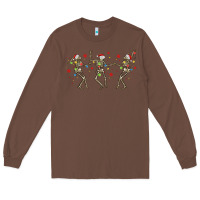 Chestnut dancing skeleton christmas Long Sleeve Tee - MaliasSmallBusiness