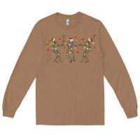 Toasted Coconut dancing skeleton christmas Long Sleeve Tee - MaliasSmallBusiness