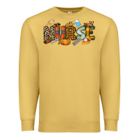 Antique Gold Fall Nurse Premium Sweatshirt - NancyCooperArtShop