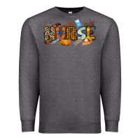 Charcoal Heather Fall Nurse Premium Sweatshirt - NancyCooperArtShop