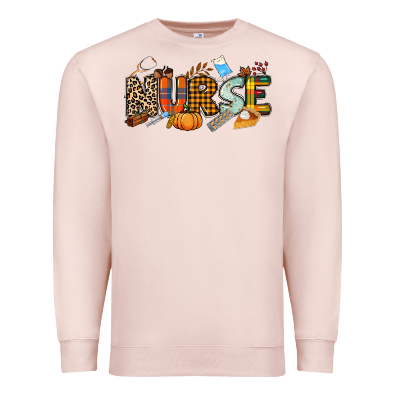 Fall Nurse Premium Sweatshirt by NancyCooperArtShop | Teevron