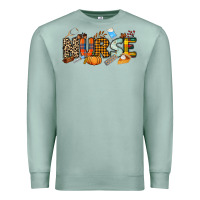 Seafoam Fall Nurse Premium Sweatshirt - NancyCooperArtShop