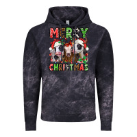 Cloud Black merry christmas heifers Vintage Hoodie - Jasminsmagicworld