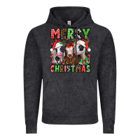 Vintage Black merry christmas heifers Vintage Hoodie - Jasminsmagicworld