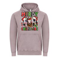 Vintage Zinc merry christmas heifers Vintage Hoodie - Jasminsmagicworld