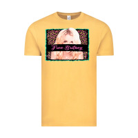 Vintage Mustard free britney leopard glitter Vintage Tee - AdoDesignShop
